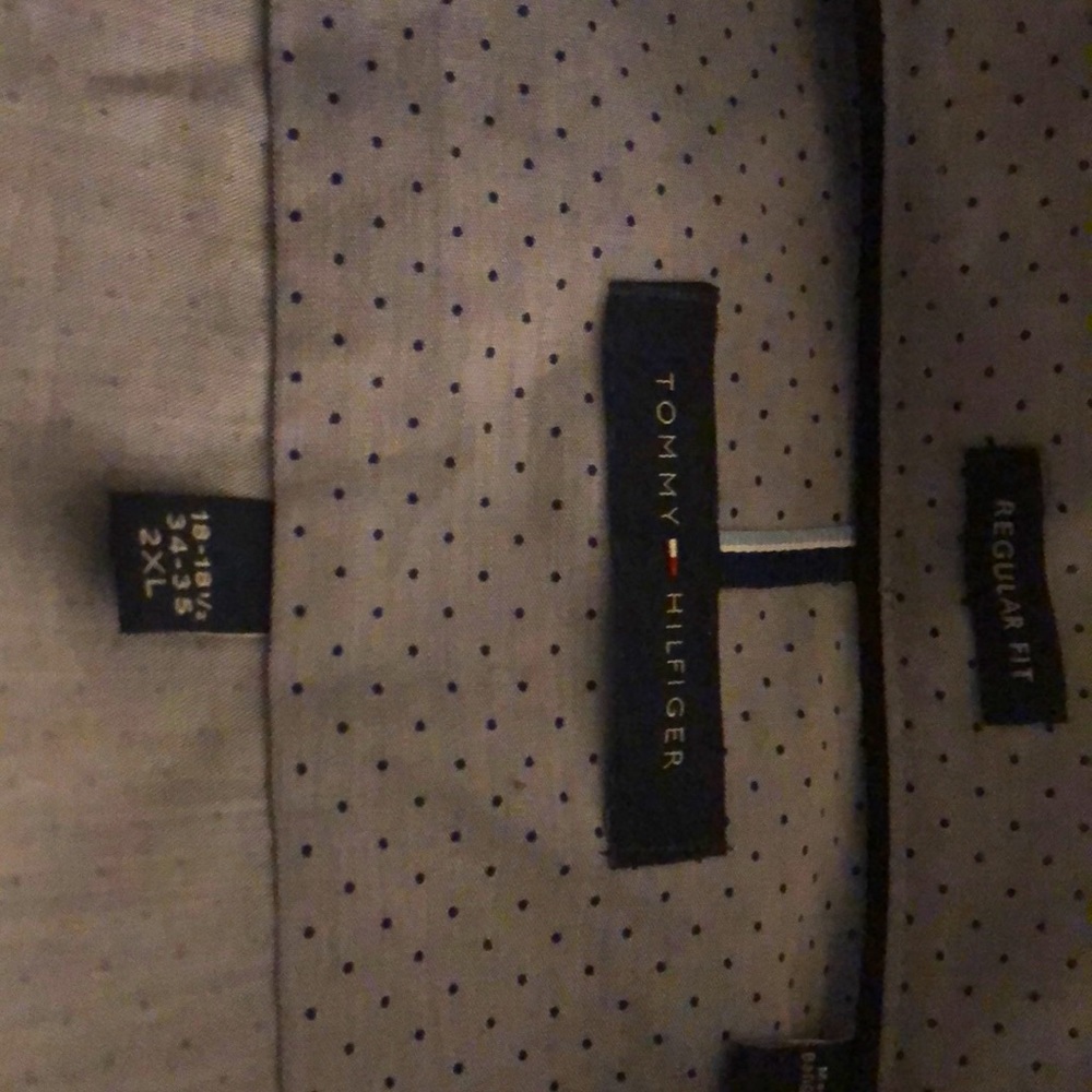 A light blue dress shirt